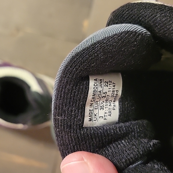 Salomon Contagrip Xapro Girls Shoes Size 3.5 - Picture 5 of 7